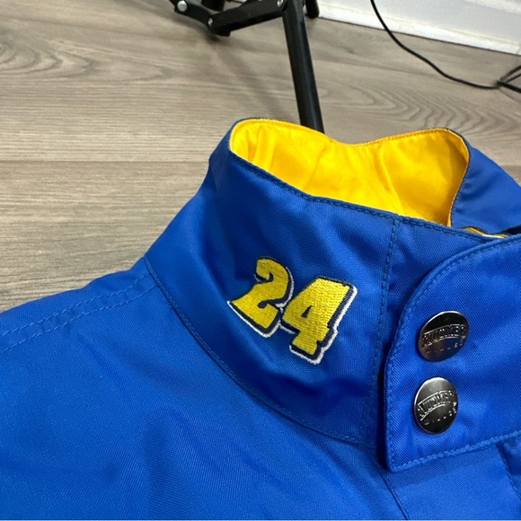 Vintage Y2K Nutmeg Jeff Gordon Nascar Racing Jacket Insulated Full Zip Men’s XXL - Picture 12 of 16